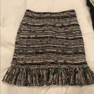 Ann Taylor Basketweave Skirt